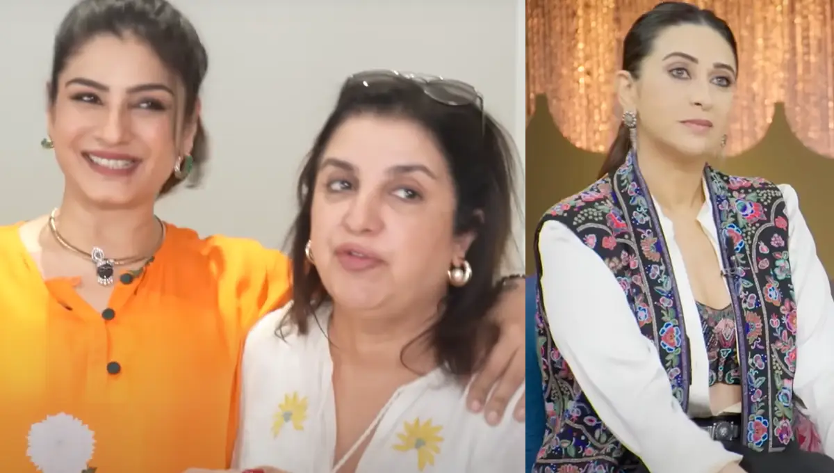 Raveena Tandon Farah Khan Karisma Kapoor